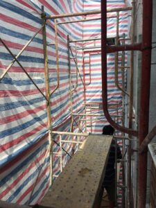 Bạt che công trình, bạt quây lót che phủ công trình xây dựng Bạt che công trình, bạt quây lót che phủ công trình xây dựng