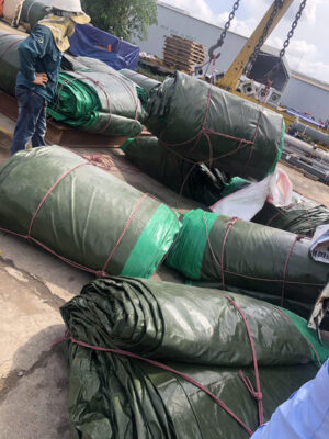 Bạt che sà lan phủ hàng hoá