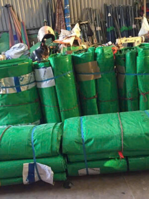 Xưởng sản xuất gia công bạt che sà lan