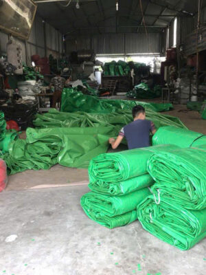 Xưởng sản xuất gia công bạt che sà lan