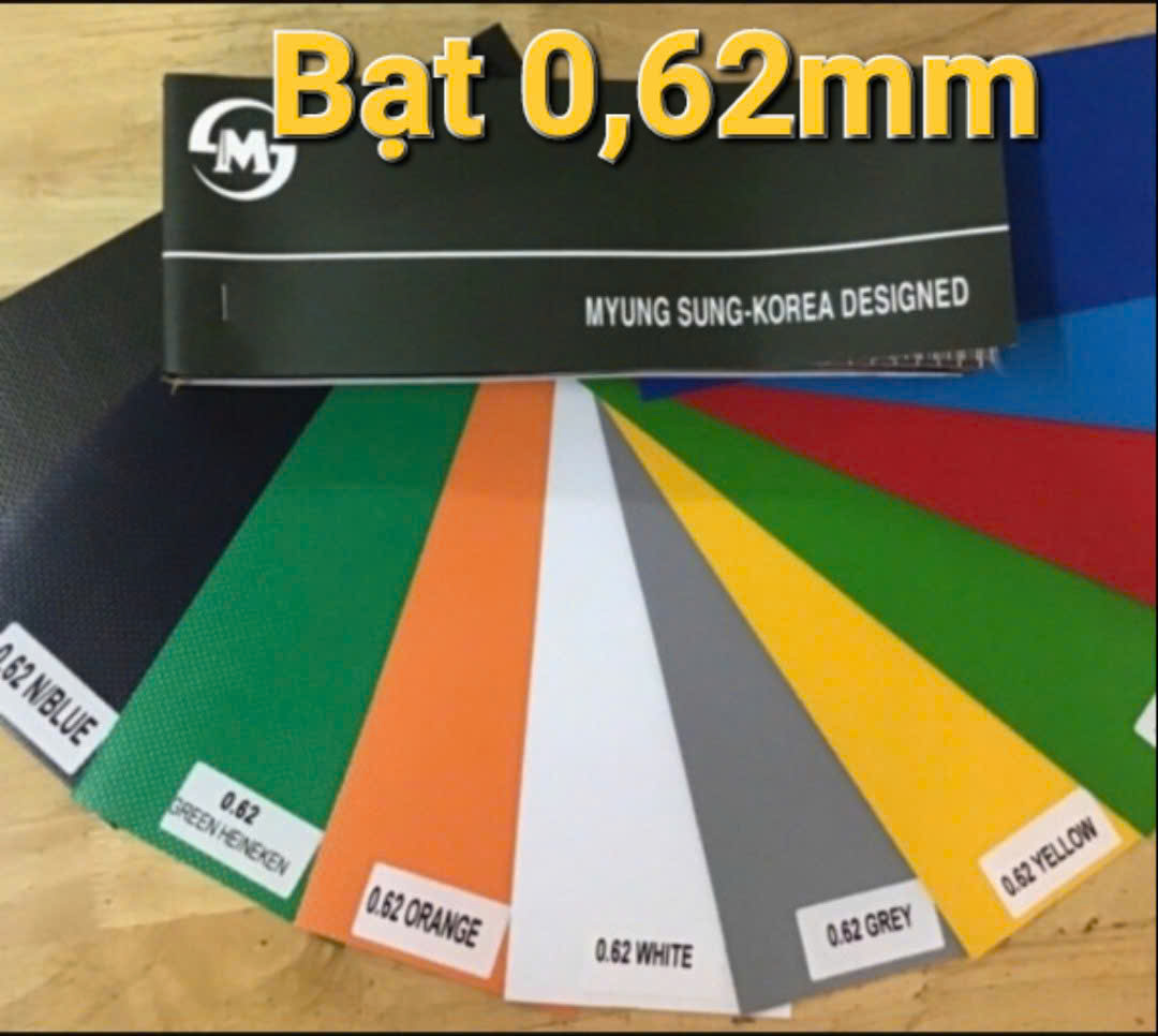 Bạt Myung Sung Korea (Hàn Quốc) dày 0,62mm Bạt Myung Sung Korea (Hàn Quốc) dày 0,62mm
