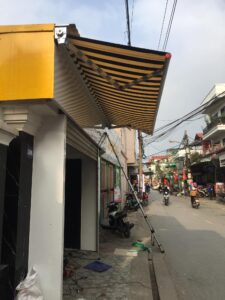 Bạt che nắng mưa tay quay
