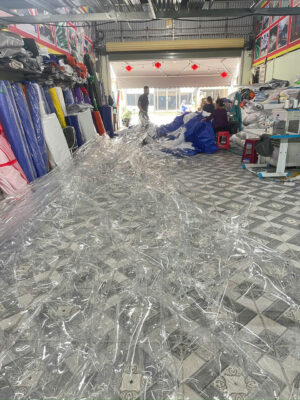 Xưởng cung cấp may ép bạt trong suốt giá rẻ