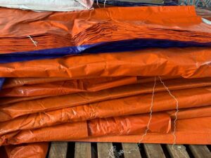 Bạt nhựa xanh cam ở Tây Ninh