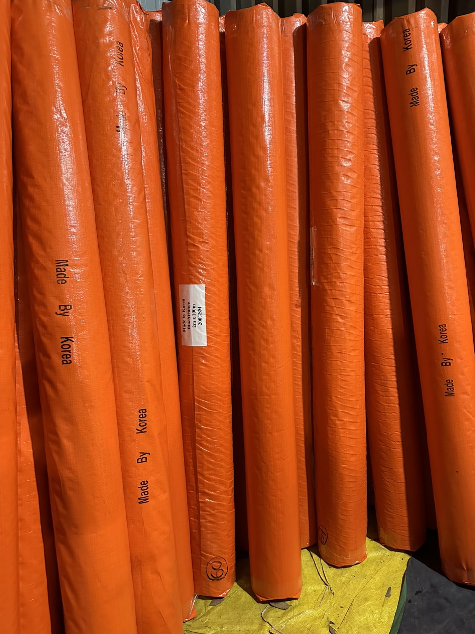 Bạt xanh cam khổ 10m (10m x 50m) Bạt xanh cam khổ 10m (10m x 50m)