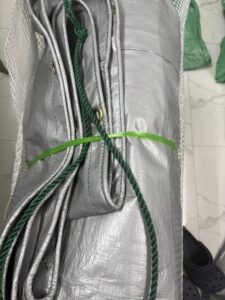 Bạt trắng xám nhũ bạc Bạt trắng xám nhũ bạc