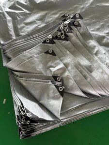 Bạt trắng xám nhũ bạc Bạt trắng xám nhũ bạc