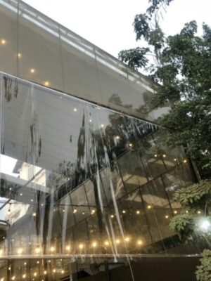 Bạt nhựa trong suốt che mưa lấy sáng