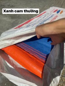 Bạt nhựa xanh cam loại thường Bạt nhựa xanh cam loại thường