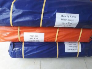 Bạt nhựa xanh cam 2 da ở Quảng Ngãi