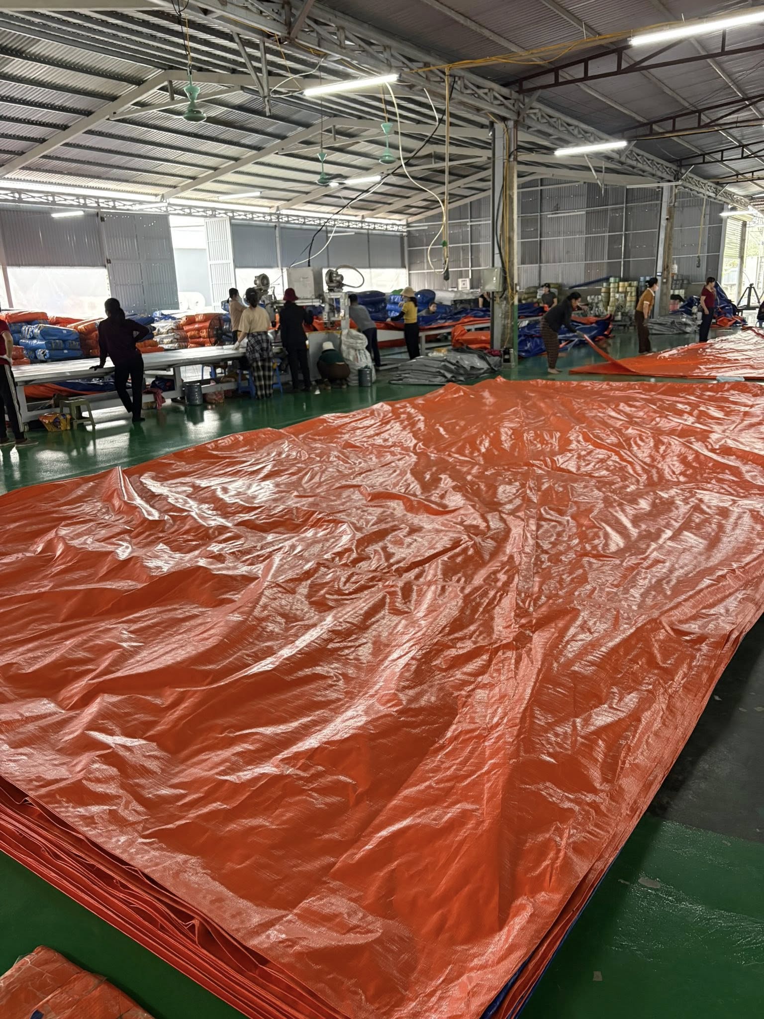 Bạt xanh cam phơi nông sản cà phê, nông sản Bạt xanh cam phơi nông sản cà phê, nông sản