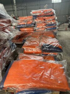 Xưởng cung cấp bạt nhựa xanh cam khổ 8m giá rẻ toàn quốc