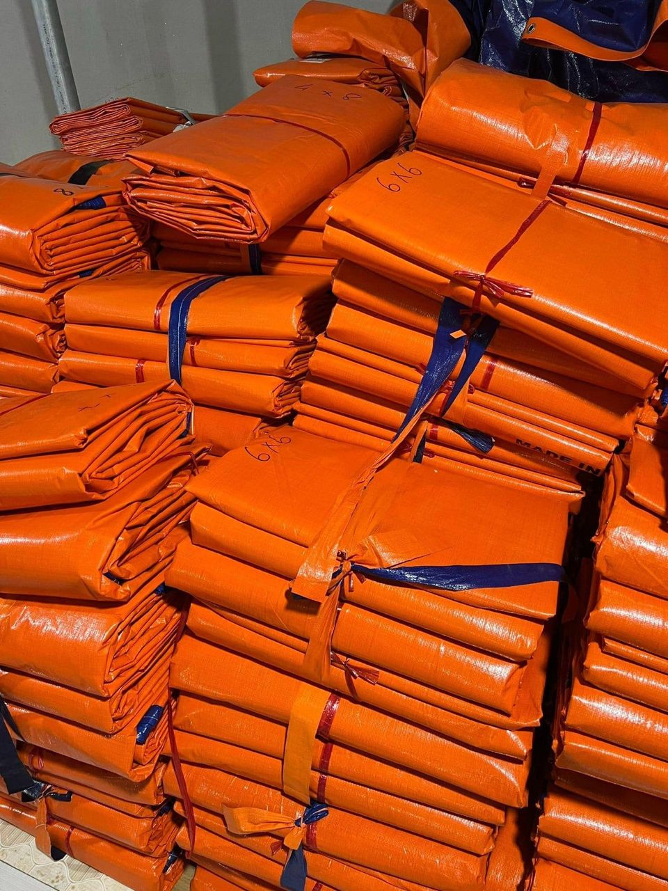 Bạt xanh cam khổ 2m (2m x 50m) Bạt xanh cam khổ 2m (2m x 50m)