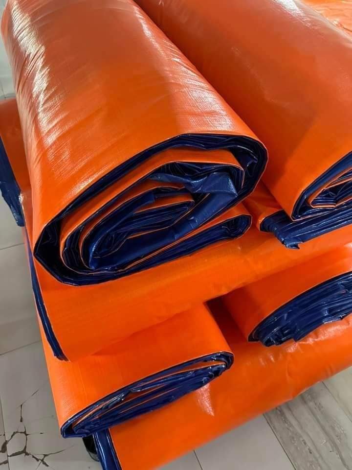 Bạt nhựa xanh cam khổ 2m (2mx50m) Bạt nhựa xanh cam khổ 2m (2mx50m)