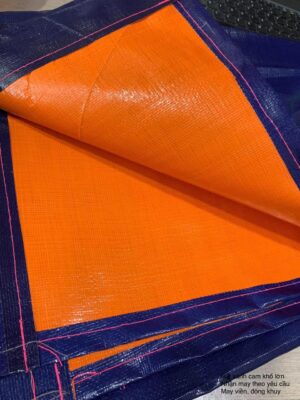 Bạt xanh cam định lượng 150g/m²