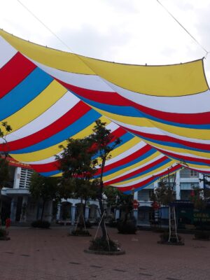 Bạt che nắng sân trường học ngoài trời