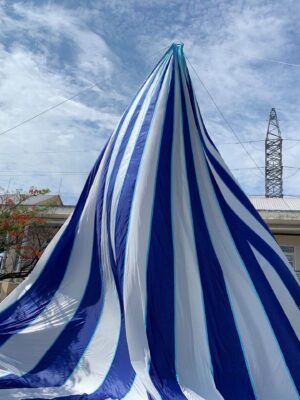 Bạt dù sự kiện che nắng sân trường