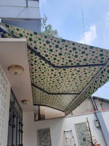 Bạt che nắng mưa tay quay