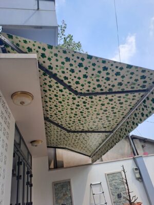 Bạt che nắng mưa tay quay