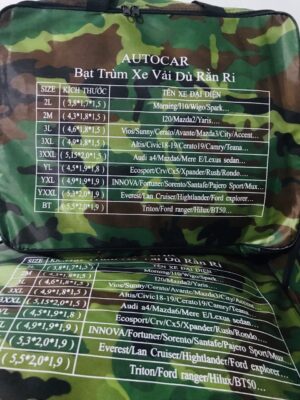 Tấm bạt dù rằn ri quân đội