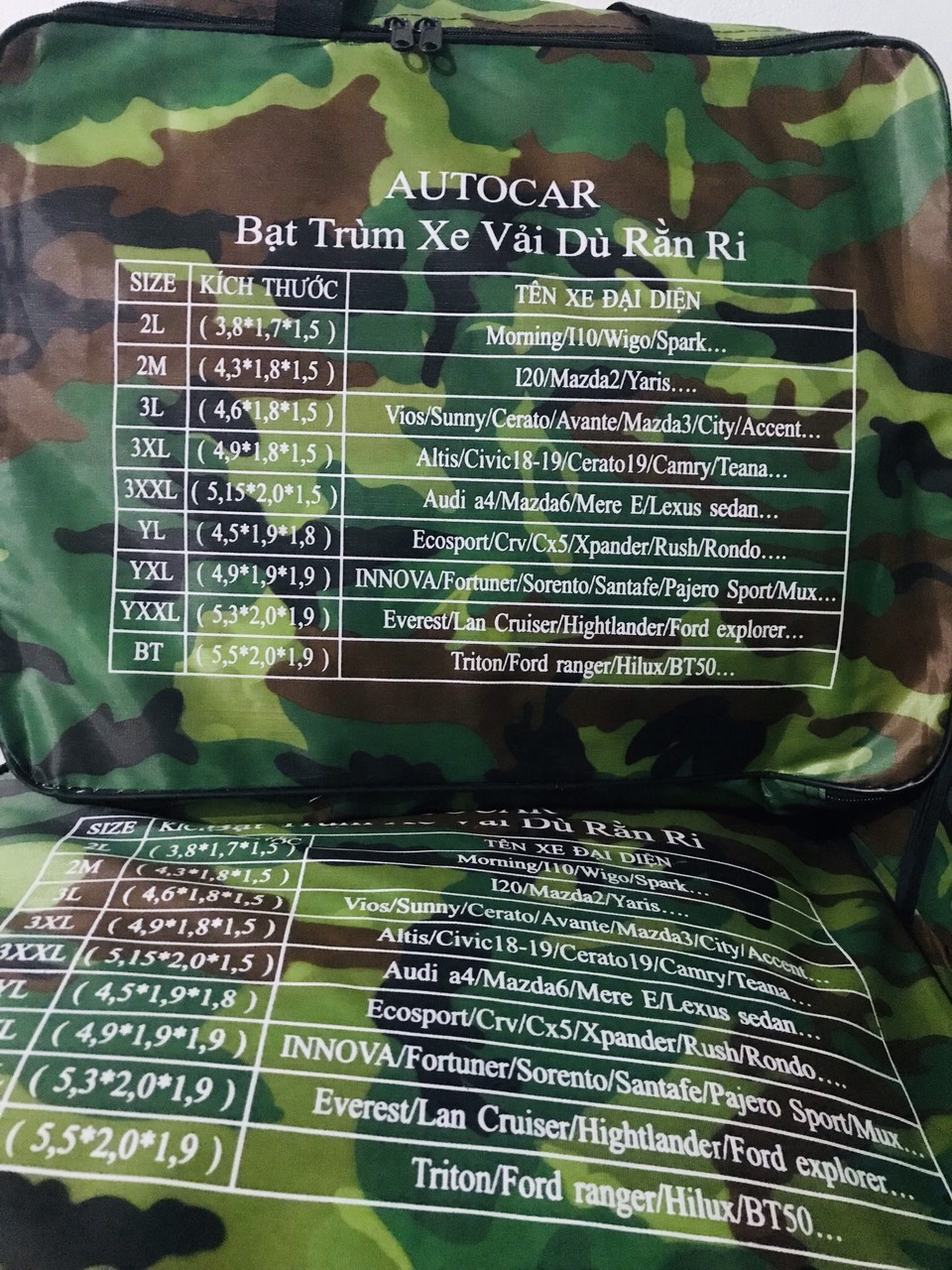 Tấm bạt dù rằn ri quân đội Tấm bạt dù rằn ri quân đội