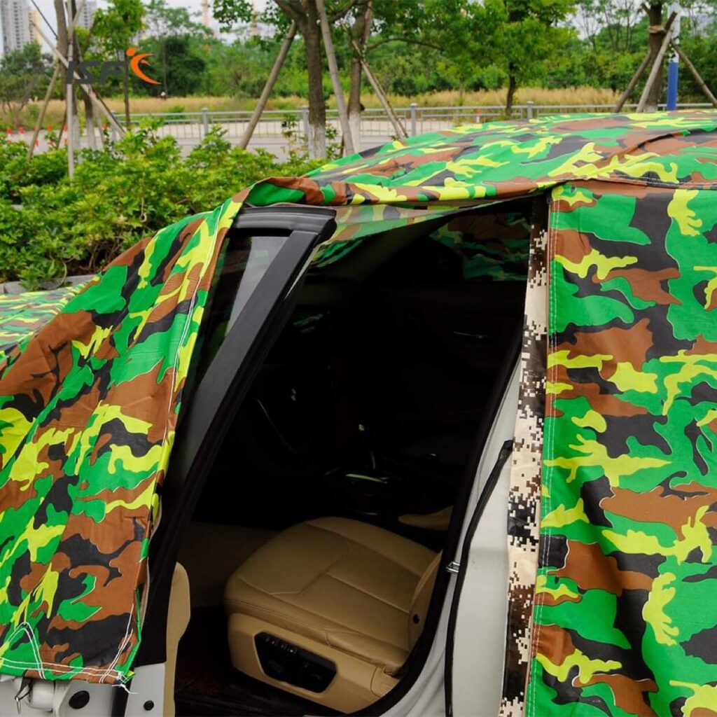 Vải rằn ri quân đội che phủ ô tô Vải rằn ri quân đội che phủ ô tô