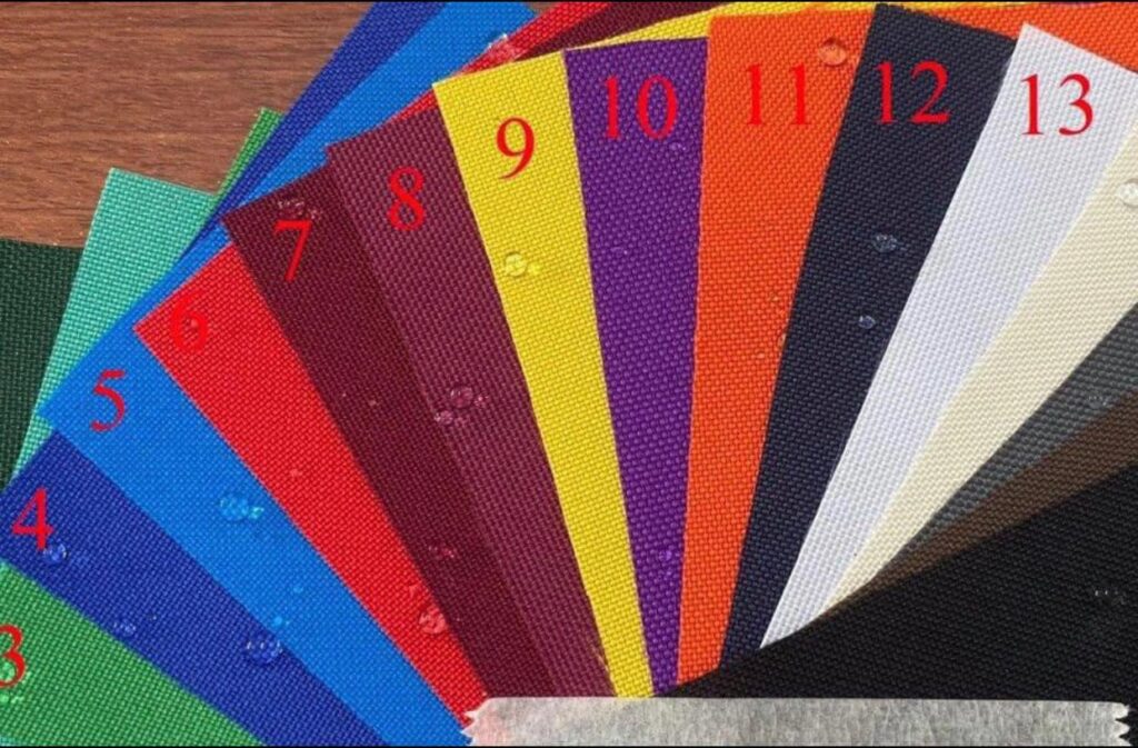 Vải bạt dù che mưa nắng ngoài trời