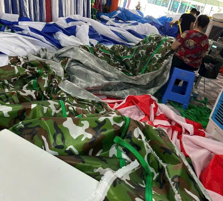 Xưởng may vải bạt dù quân đội giá rẻ toàn quốc Xưởng may vải bạt dù quân đội giá rẻ toàn quốc