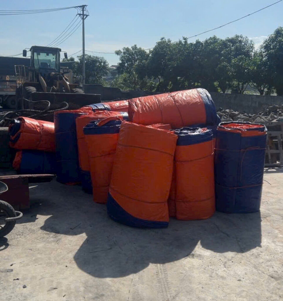 Cung cấp bạt nhựa xanh cam lót sàn bê tông Cung cấp bạt nhựa xanh cam lót sàn bê tông